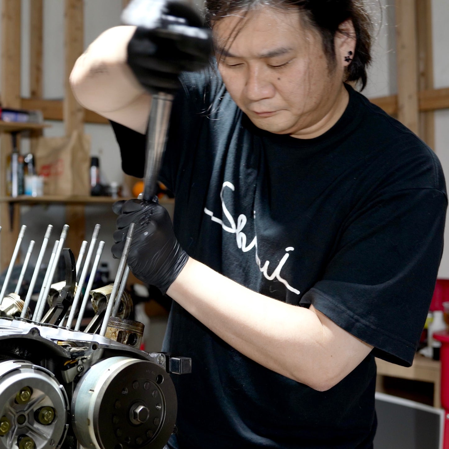 SHIBUI Logo T-shirt 7oz