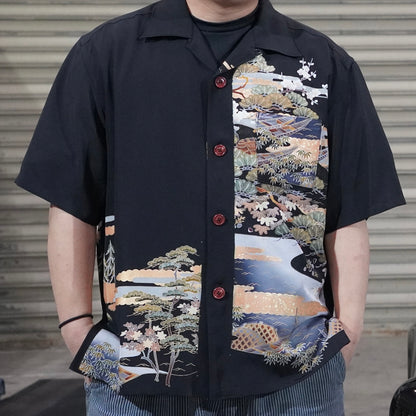 A one-of-a-kind SHIBUI Kimono Remake Aloha, made from authentic kimono.