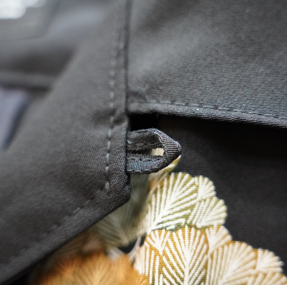 A one-of-a-kind SHIBUI Kimono Remake Aloha, made from authentic kimono.