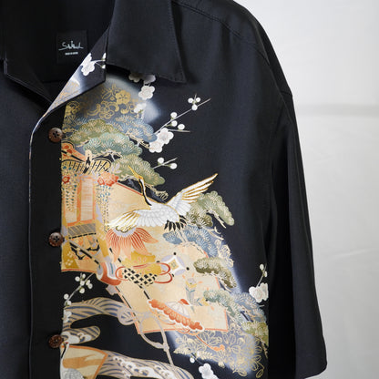 本物の着物を使用した世界で一枚の「SHIBUI KIMONO REMAKE AROHA 」