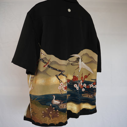 本物の着物を使用した世界で一枚の「SHIBUI KIMONO REMAKE AROHA 」