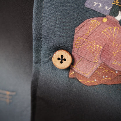 本物の着物を使用した世界で一枚の「SHIBUI KIMONO REMAKE AROHA 」