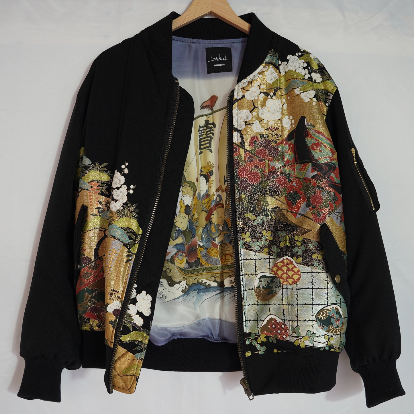 本物の着物を使用した世界で一枚の「KIMONO REMAKE MA-1」