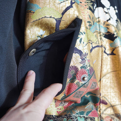 本物の着物を使用した世界で一枚の「KIMONO REMAKE MA-1」