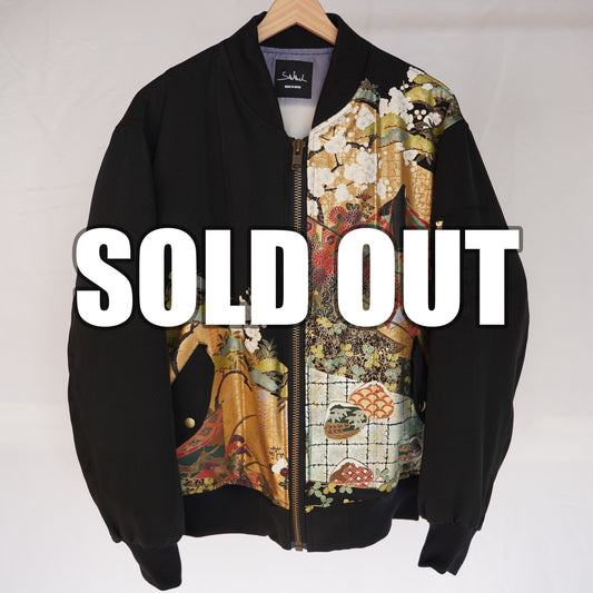 本物の着物を使用した世界で一枚の「KIMONO REMAKE MA-1」