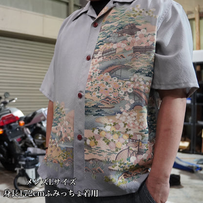 A one-of-a-kind SHIBUI Kimono Remake Aloha, made from authentic kimono.