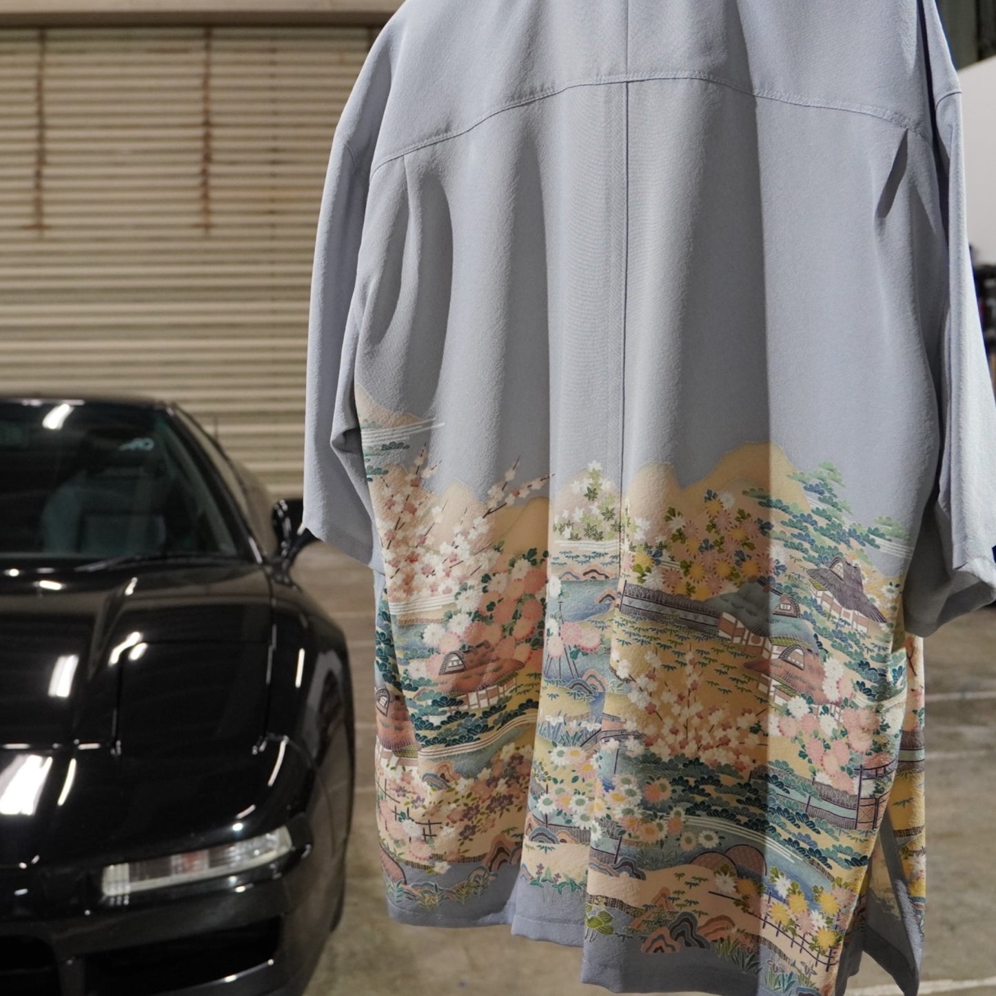 A one-of-a-kind SHIBUI Kimono Remake Aloha, made from authentic kimono.